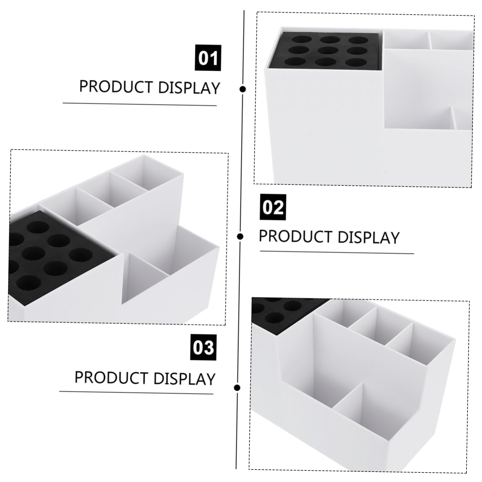 Gogogmee Scissors Holder Hairdressing Combs Hair Stylist Shears Organizer Abs Scissors Box