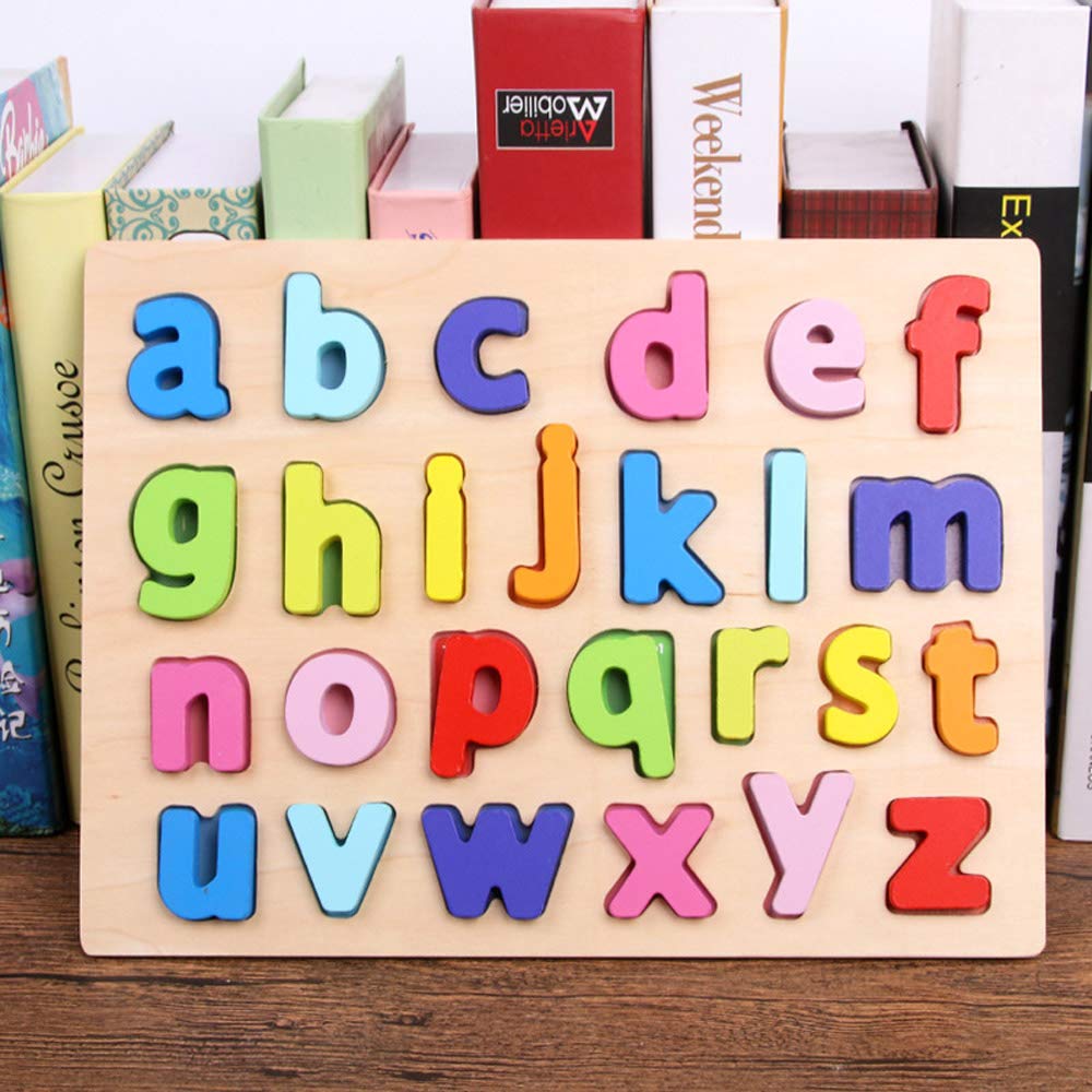 Buy Kunmark Wooden Alphabet Puzzle ABC Jigsaws Chunky Letters Early