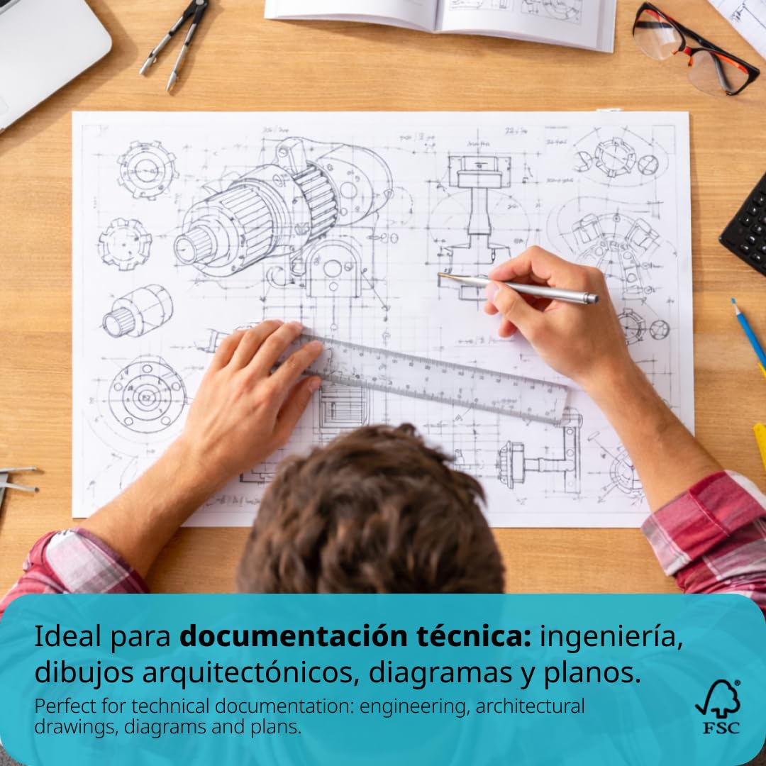 Fogli A3 300g 100 fogli, Carta Multiuso per Stampante Laser e a Getto d'Inchiostro, Fotocopiatrice, per Ufficio e Materiale Scolastico, Confezione m-office (100 Fogli 300g)