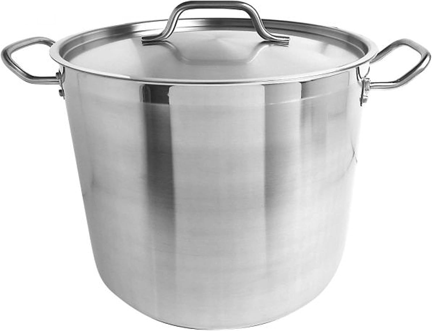TrueCraftware24 qt. Stock Pot with Lid Stainless Steel