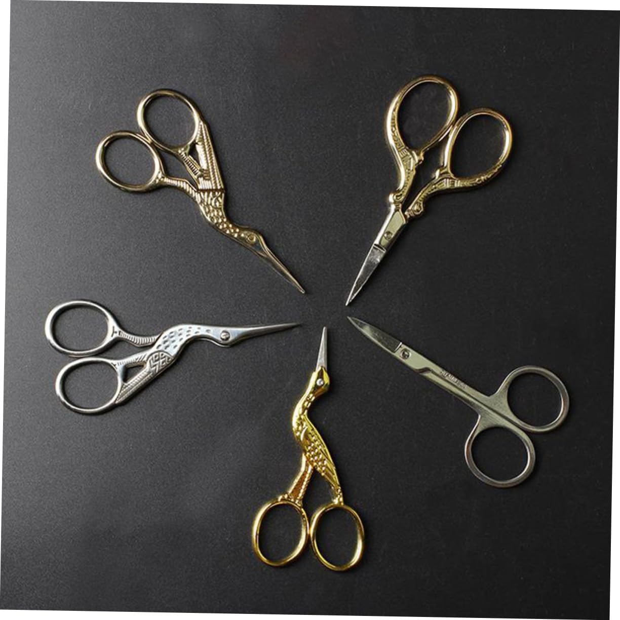 12 Pz Forbici scissors spalliera accessori cucito filo acciaino forbice da ricamo Accessori per cucire trimmer appuntito strumenti per cucire forbice da sarto Acciaio inossidabile