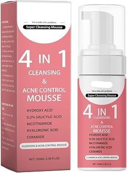 Foaming Facial Cleanser - Gentle Hydrating & Oil Control, Deep Pore Cleanser For Smooth Skin, Brightening & Oil Balancing Formula3PCS