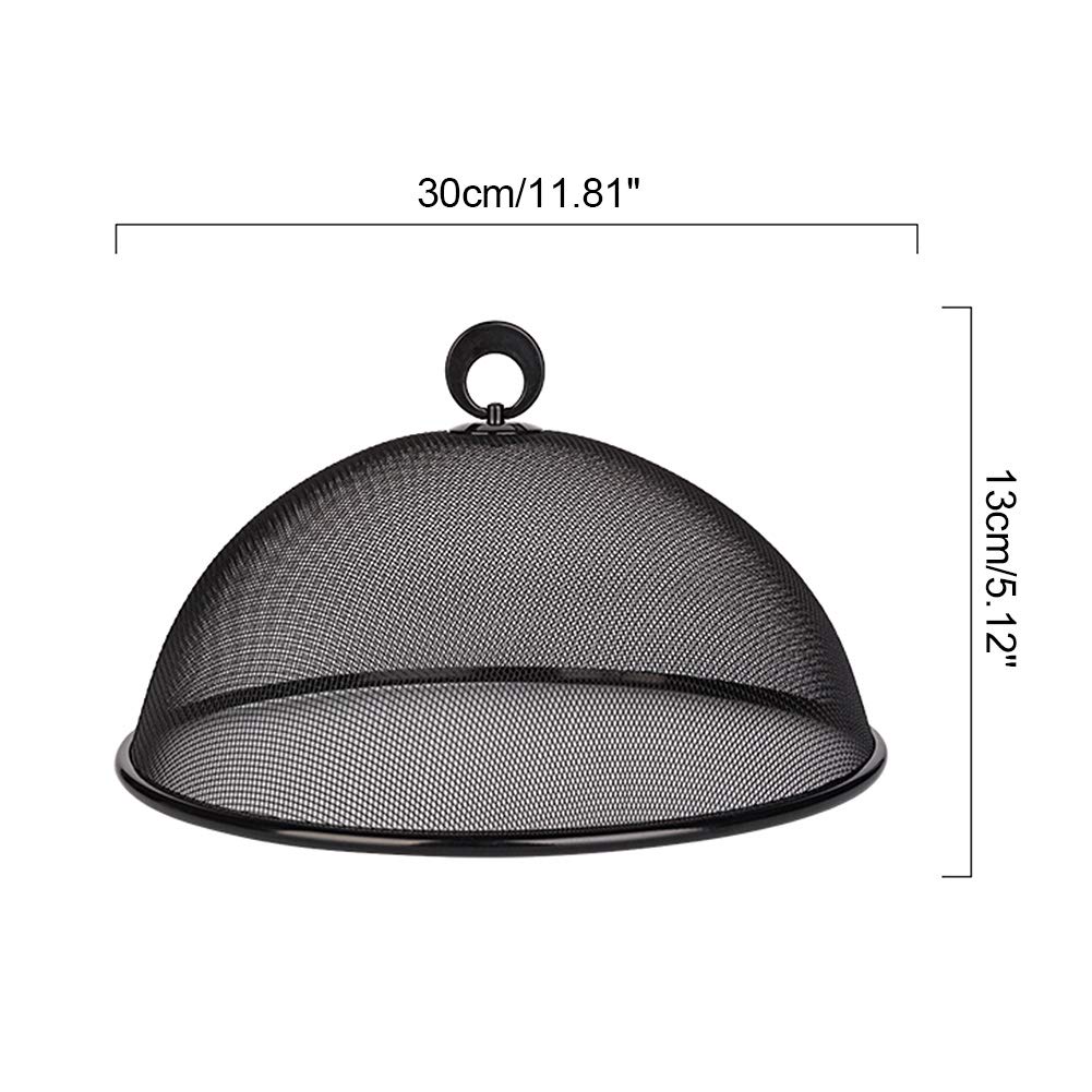 2 Stück Metall-Fliegenschutzhauben - Wiederverwendbare Abdeckhaube Für Speisen, Grillen & Picknick