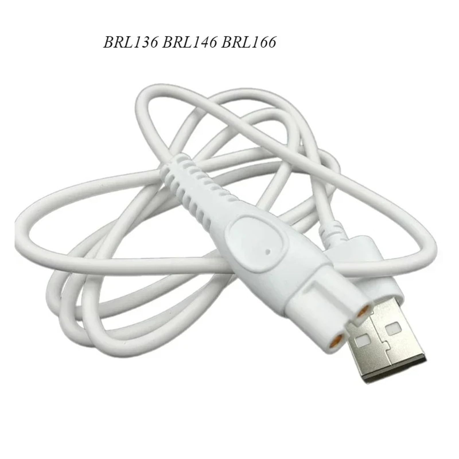 Cargador De Afeitadora Con Cable De Alimentación USB, Compatible Con Philips, BRL136 BRL146 BRL166.