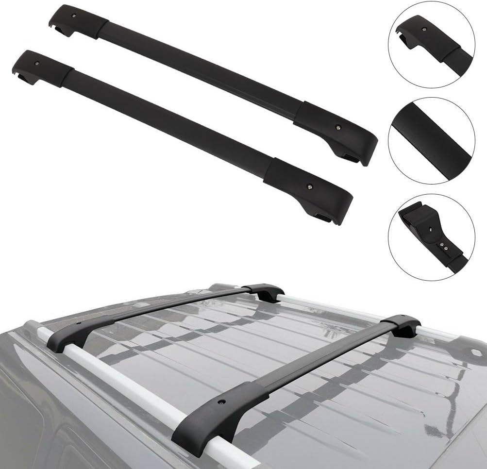 ECCPP Roof Top Cross Bar Set Roof Rack Luggage Cargo Carrier Rails Fit for Jeep Patriot 2007-2017