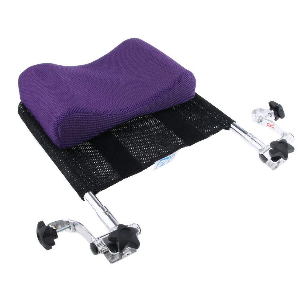Universal Reposacabezas Para Silla De Ruedas,reposacabezas De Silla De Ruedas Portátil Ajustable Soporte Para La Cabeza Del Cuello Accesorios De Sillas De Ruedas Universales Para 16-20 Pulgadas,Purple
