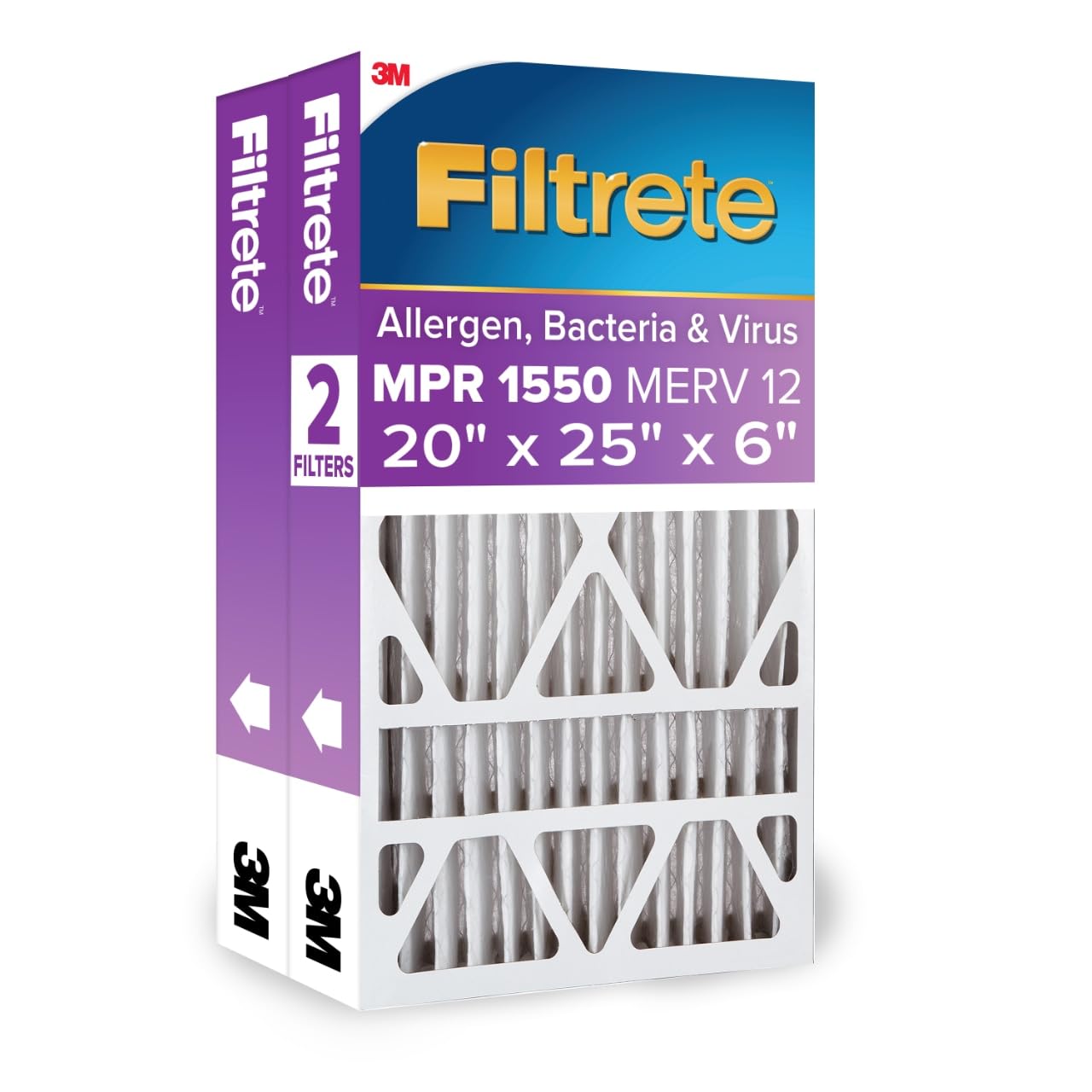 Filtrete Air Filter - MERV 12, MPR 1550 -14