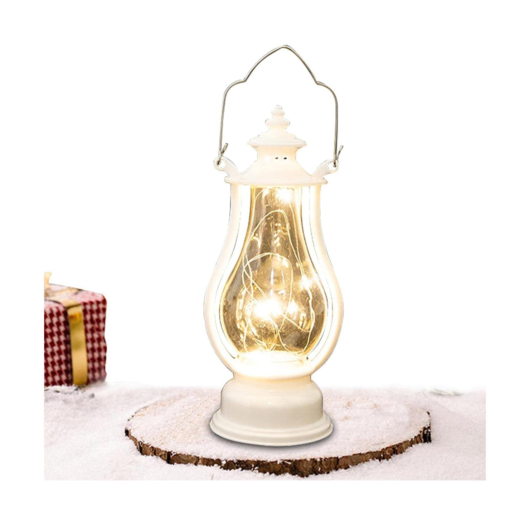 Kerosene Lamps, Lantern for Camping Garden Party Deck Yard and Home Decor Patio Decoration(White)