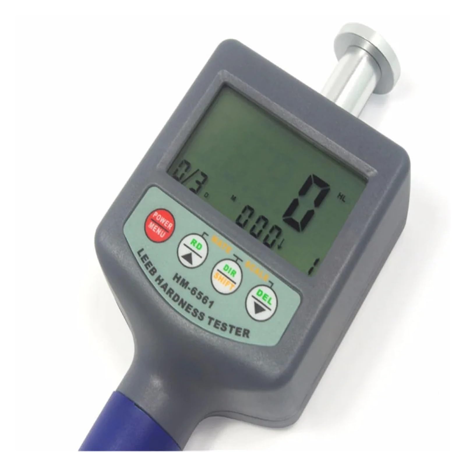 Probador de dureza de Metal de precisión medidor de Calibre HM6561 200~900 HLD con Bloque de Hierro