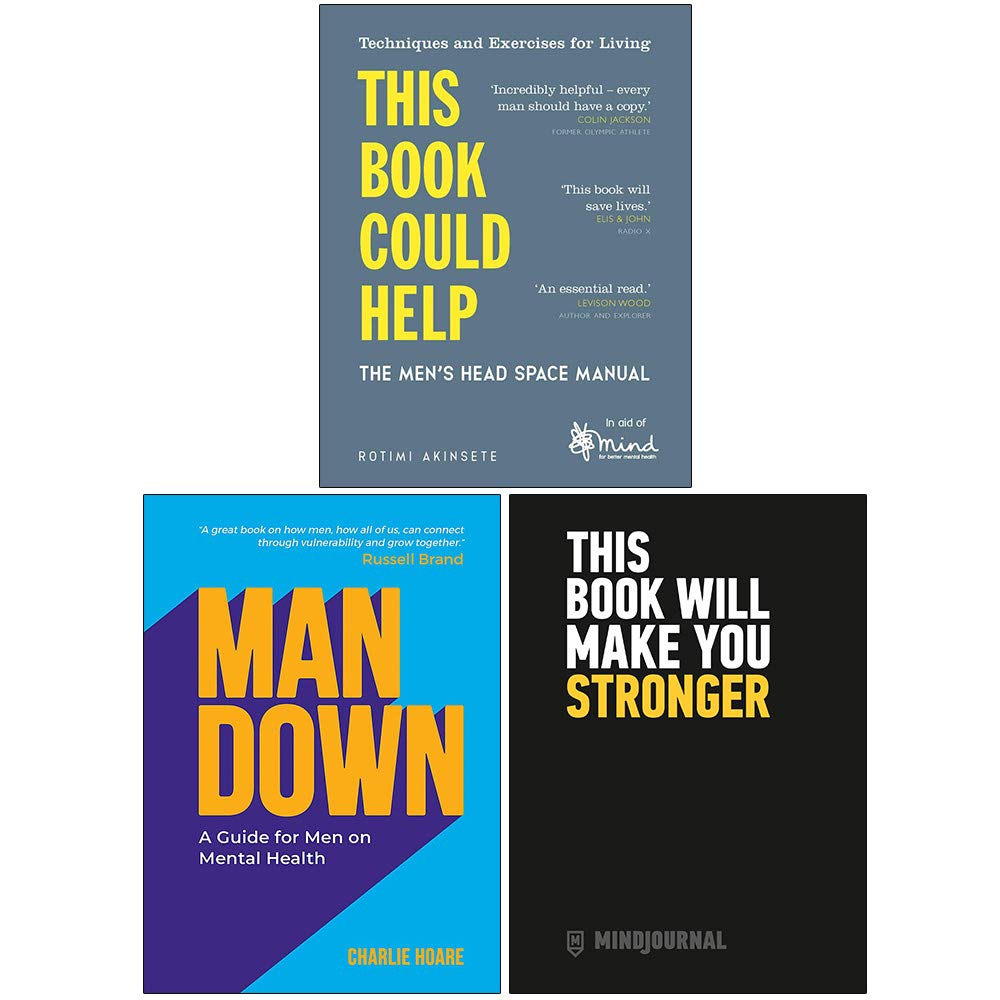 This Book Could Help, Man Down, Mind Journal 3 Books Collection Set