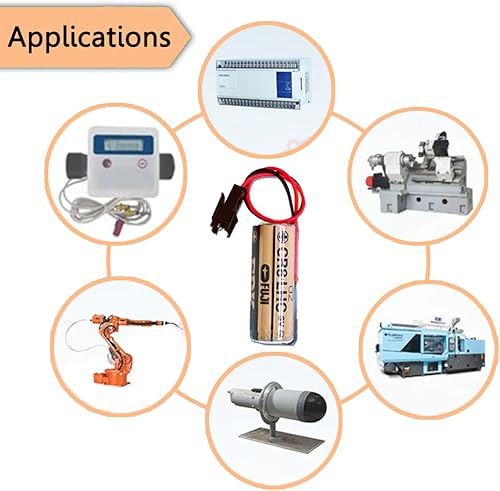 Miniatura 5 de Paquete de 2 baterías CR8-LHC de repuesto de litio de 3 V 2600 mAh para TH559EDV410R (no recargable)