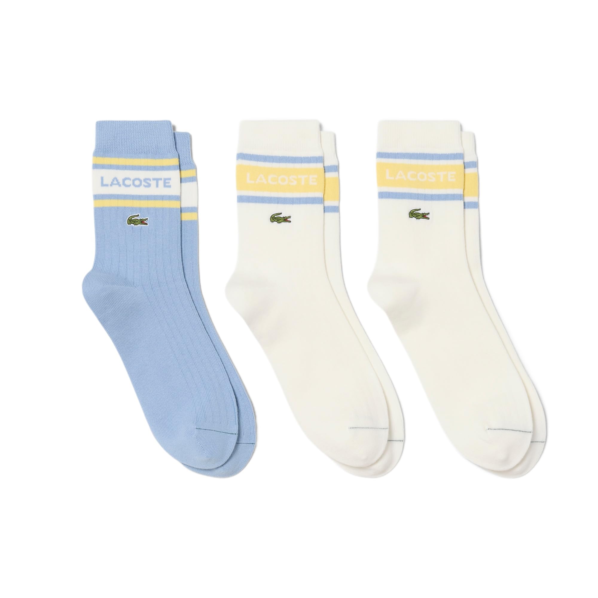 3-Pack Printed Cotton Socks-image-0