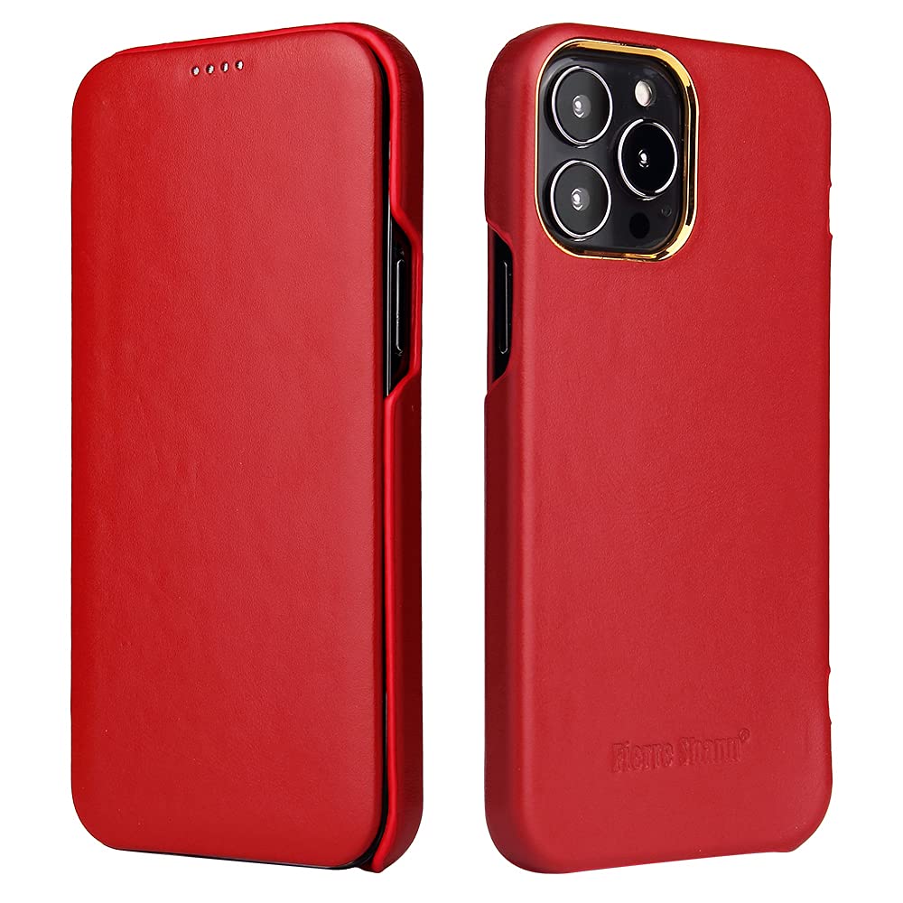 Amazon.co.jp: KMXDD 本革 iPhone 14 Pro Max ケース 手帳型 ビジネス 