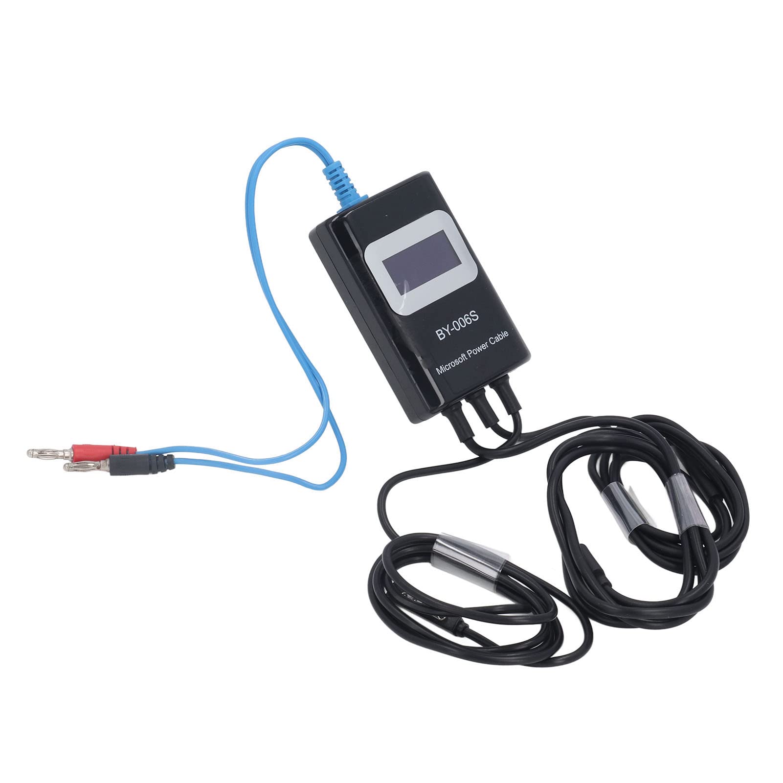Yosoo Health Gear Kabel Rozruchowy z Tworzywa ABS PU, Czerwona miedź Kabel Sterujący Rozruchem z Wyświetlaczem LED Wyjście 2 do 3 urządzeń Wykrywanie Usterek Płyty Głównej w Celu Naprawy Tabletów