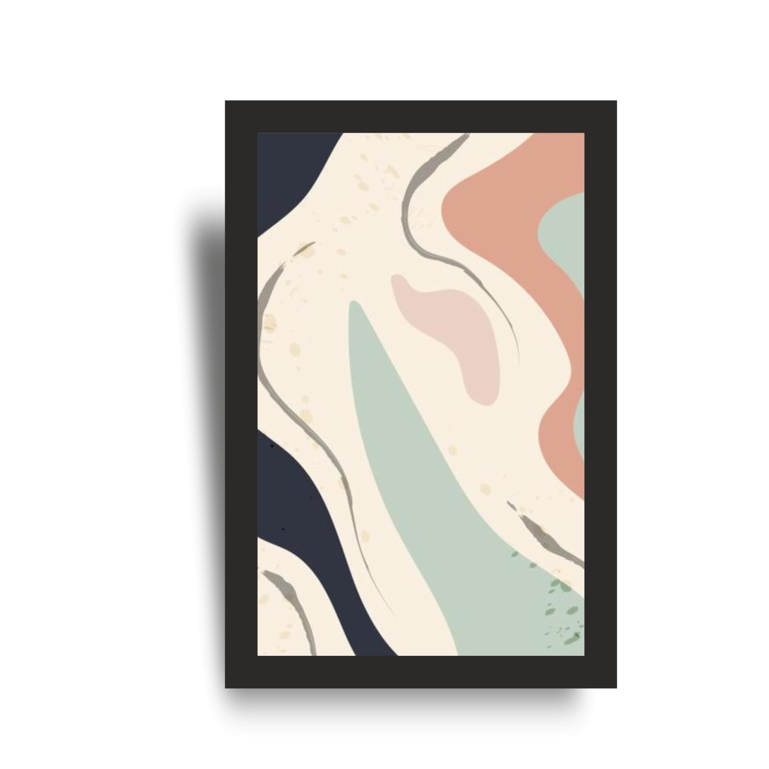 Modern Abstract Flow Wall Art Set of 3 Frames – view 4