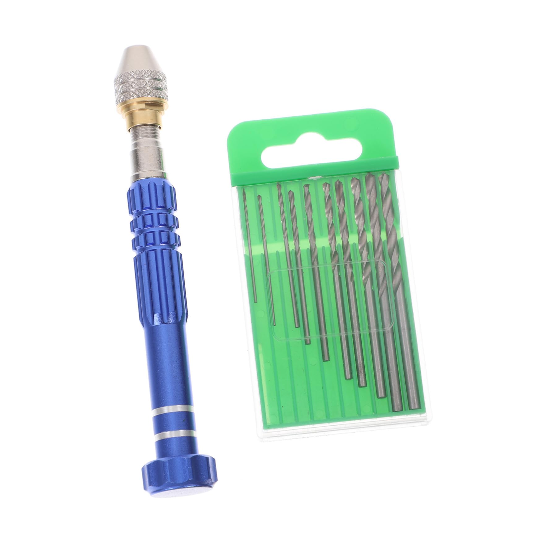 CIMAXIC Jewelry Drill Set 1 Set Hand Drill Bits Mini Hand Drill Pin Vise for Jewelry Making Small Drill Bits Set