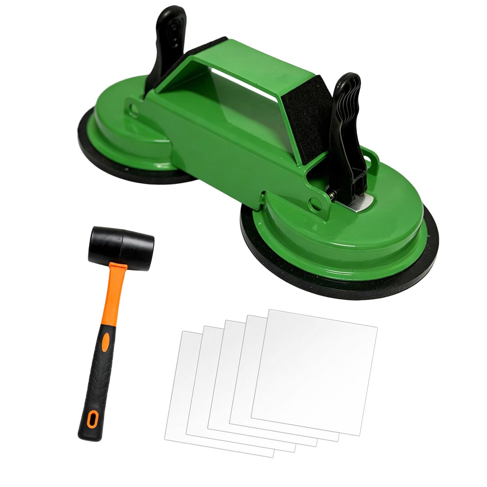 Duty Double Suction Cup Glass Lifter with Reinforced Metal and Rubber Construction Suitable for Secure Handling Glass Handling Tool