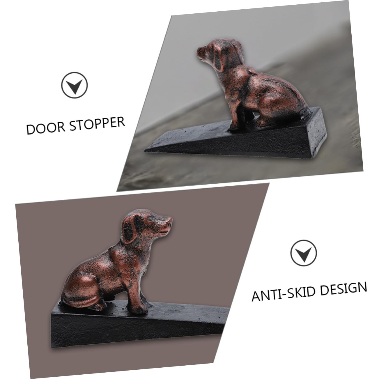 Gusseiserner Hund Türstopper für Boden, Dekoration