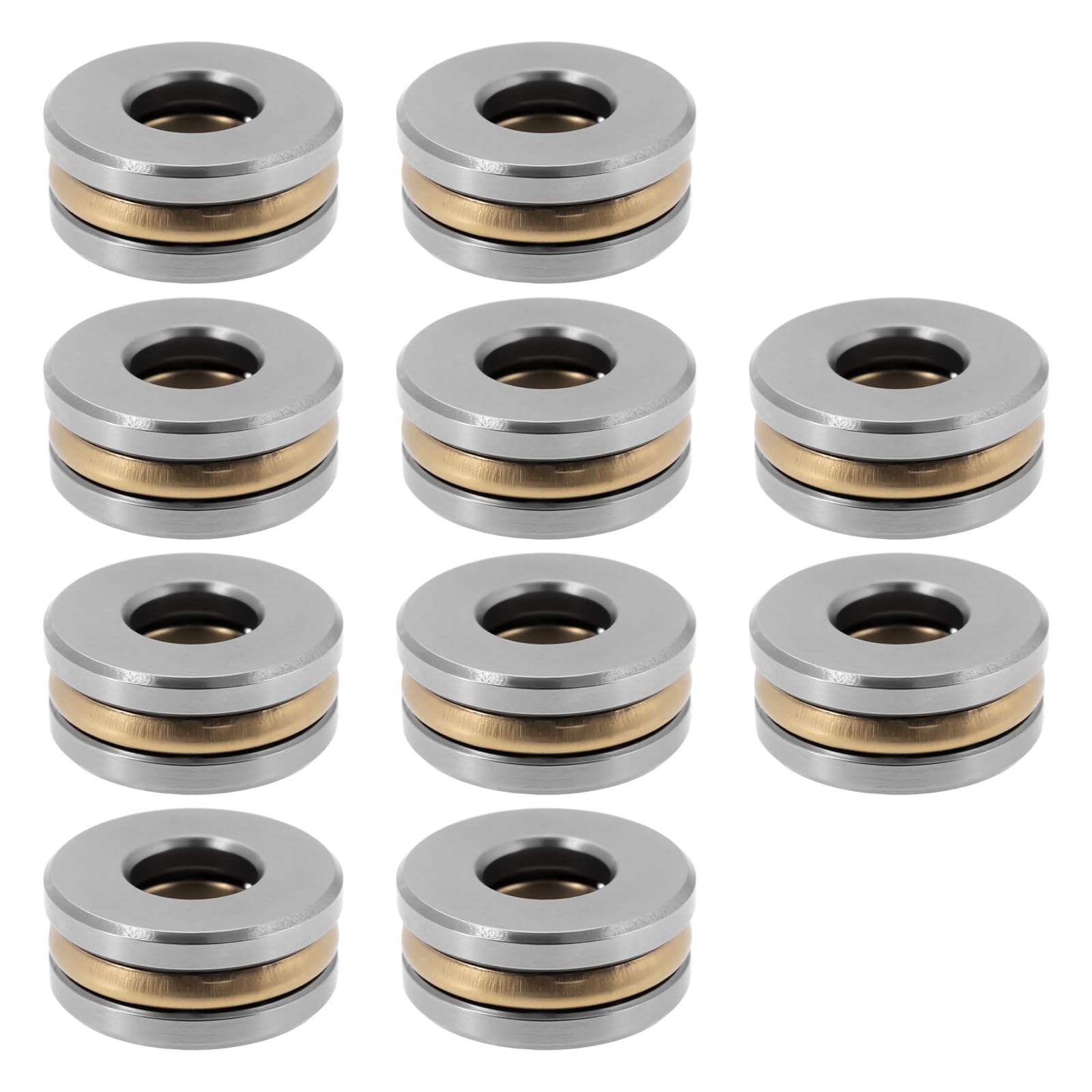 Briny River 10pcs F3-8M 11000rpm Thrust Ball Bearings 3x8x3.5mm Chrome Steel Suitable for Oven Turntable Jack Pump