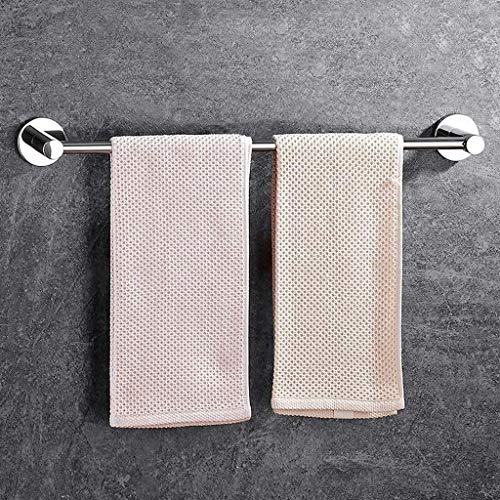 Porte-serviettes de bain mural en inox poli pour optimiser les petits espaces