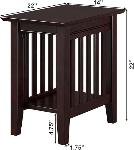 Miniatura 3 de AFI Mesa auxiliar Mission Chair en Espresso