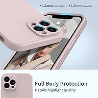 Vista 4 de FUNMIKO Funda diseñada para iPhone 12 Pro Max con protector de pantalla, protección mejorada del lente de la cámara, funda protectora de silicona