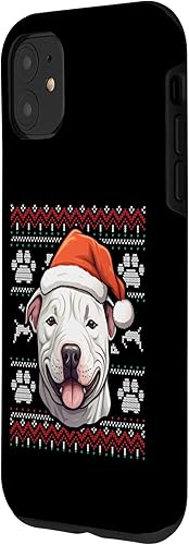 Vista 11 de iPhone XS Max Dogo Argentino Santa Hat Christmas Funny Dog Mom Dad Case
