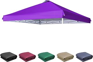 SCOCANOPY 10x10 Replacement Top with Air Vent for 10x10 Canopy Frame, Canopy Cover ONLY,(Purple)