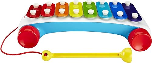 Miniatura 3 de Fisher-Price Xilófono clásico juguete de tracción para niños instrumento musical de simulación para niños de 18 meses en adelante