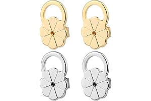 4pcs Earring Backs, Replacements for Stud Earrings