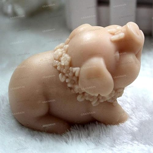 Miniatura 4 de Craft Art - Molde de silicona para jabón, moldes de silicona hechos a mano para hacer jabón (11043)