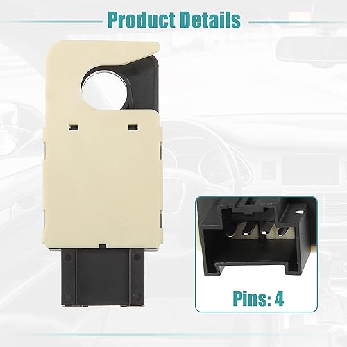 Miniatura 6 de ACROPIX Sensor de interruptor de luz de freno para Cadillac Escalade - Paquete de 1 negro