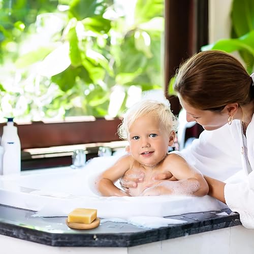 Miniatura 8 de 2 bandejas de bambú para jabón, soporte redondo de bambú para ducha, soporte de madera para ducha, contenedor de almacenamiento para baño, inodoro,