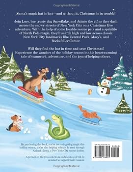 Snowflake and Santa's Magic Hat: A New York City Adventure
