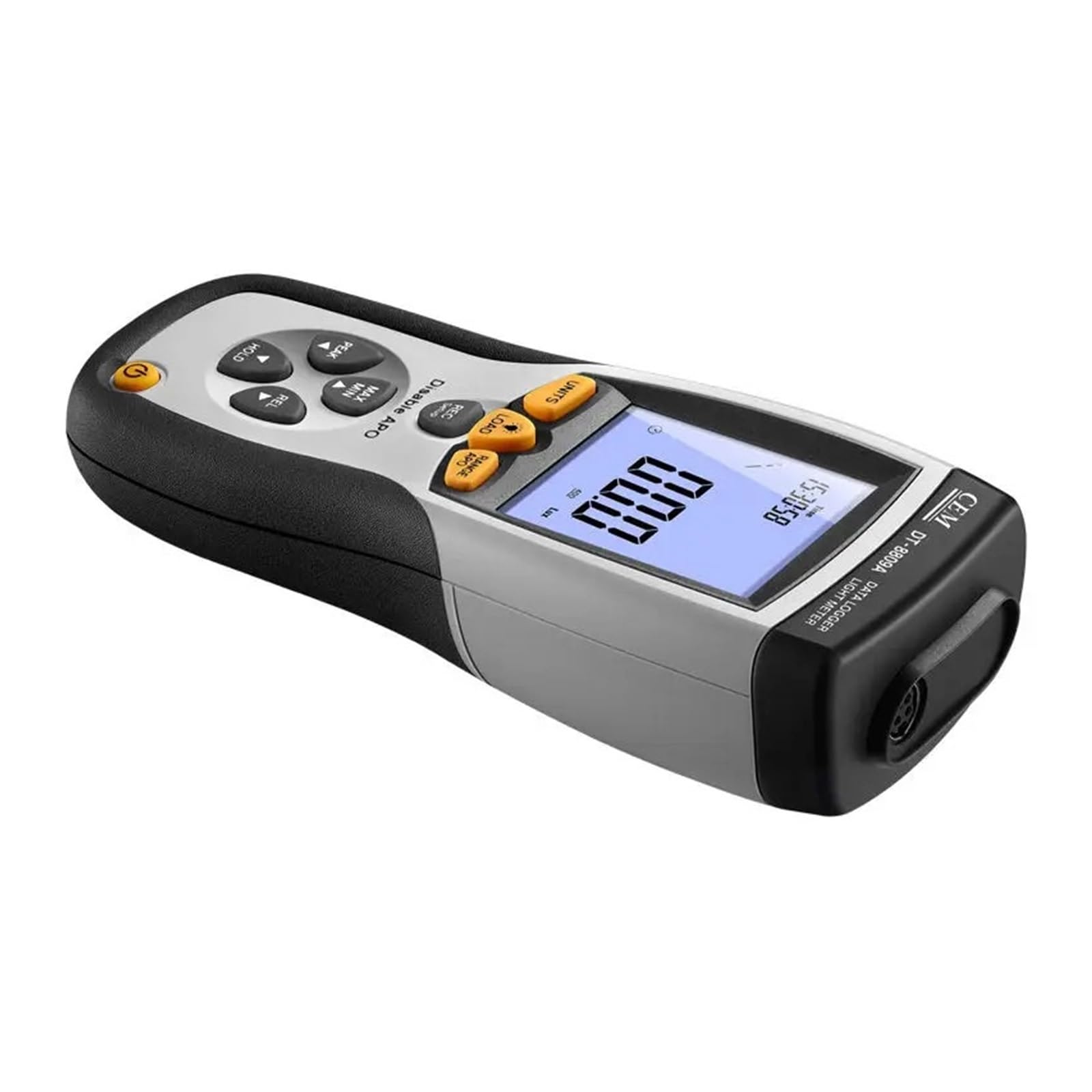 Medidor UVB, Medidor de luz digital profesional DT-8809A Probador brillo LCD alta precisión 400.000 lux