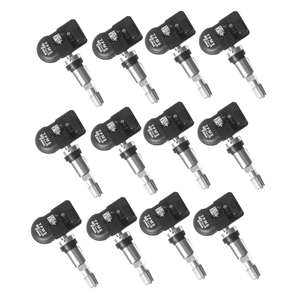12 PièCes Programmation Capteur TPMS 315/433MHZ Universel 2 en 1 MX-Sensor SystèMe de Surveillance de la Pression des Pneus Outil de RéParation pour-