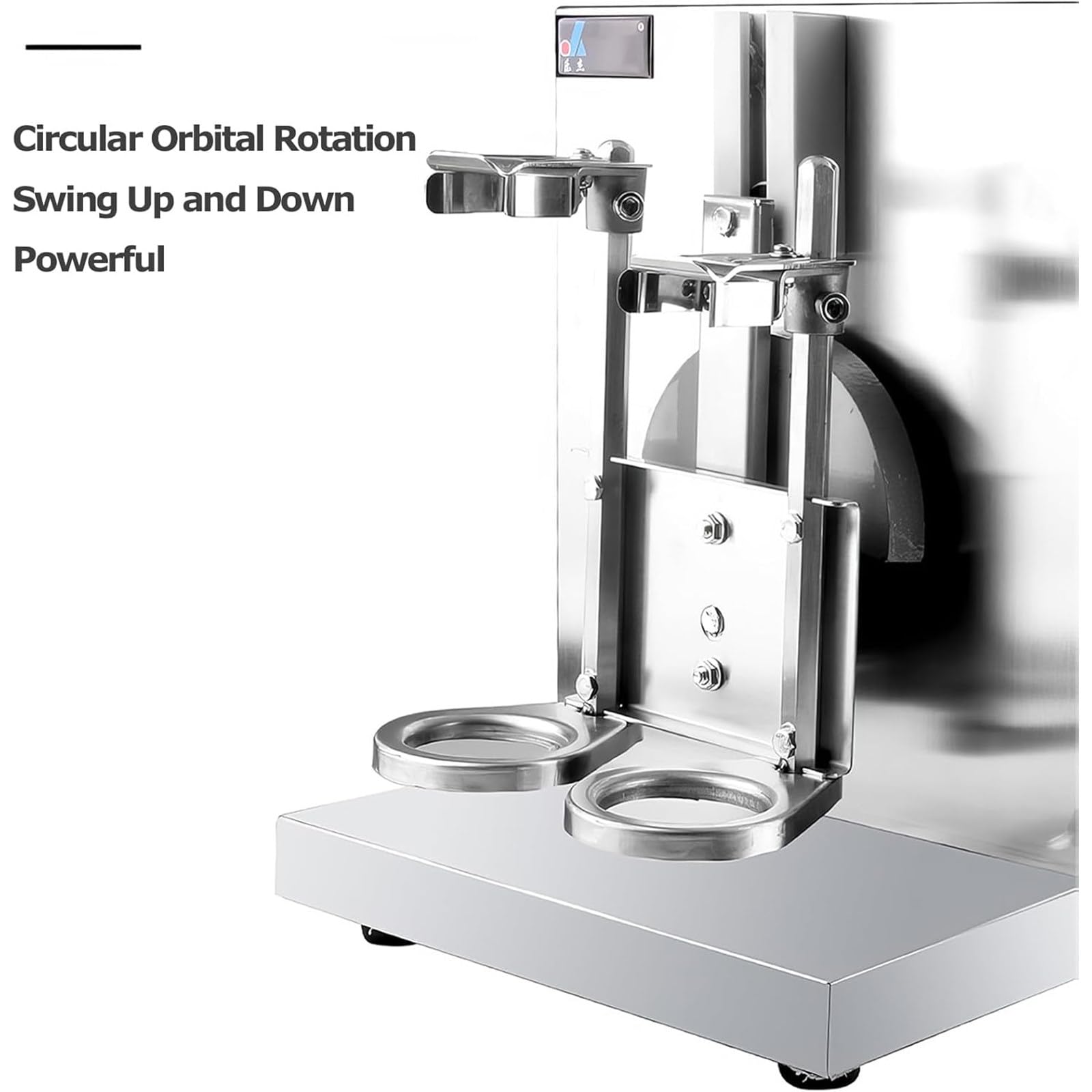 Machine Automatique à secouer Le thé au Lait, Machine électrique à secouer Le thé au Lait, 400 TR/Min, Acier Inoxydable et Doubles Tasses pour jus, café, Lait, vin