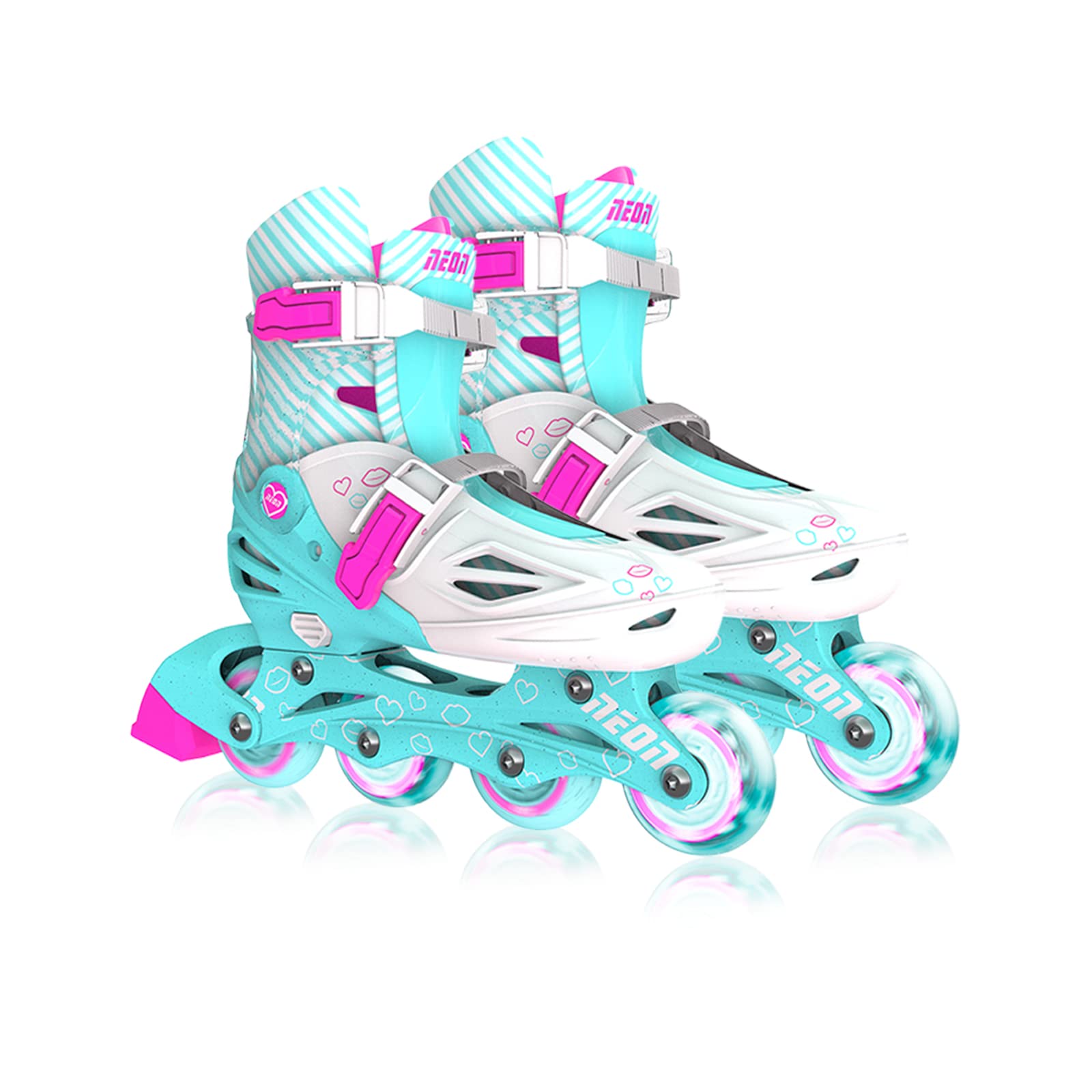 Yvolution なインラインスケート18cm-24cm サイズ調整可能 LE