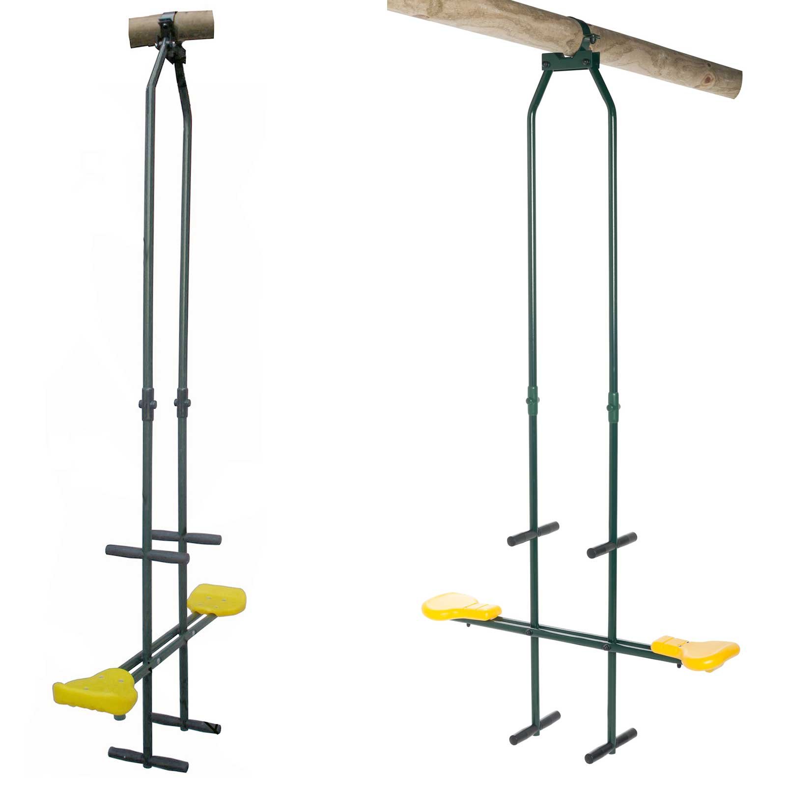 Balançoire à Bascule Duo - Balançoire à Bascule en métal pour Deux Enfants - Portique - Vis-à-vis de Gartenpirat®