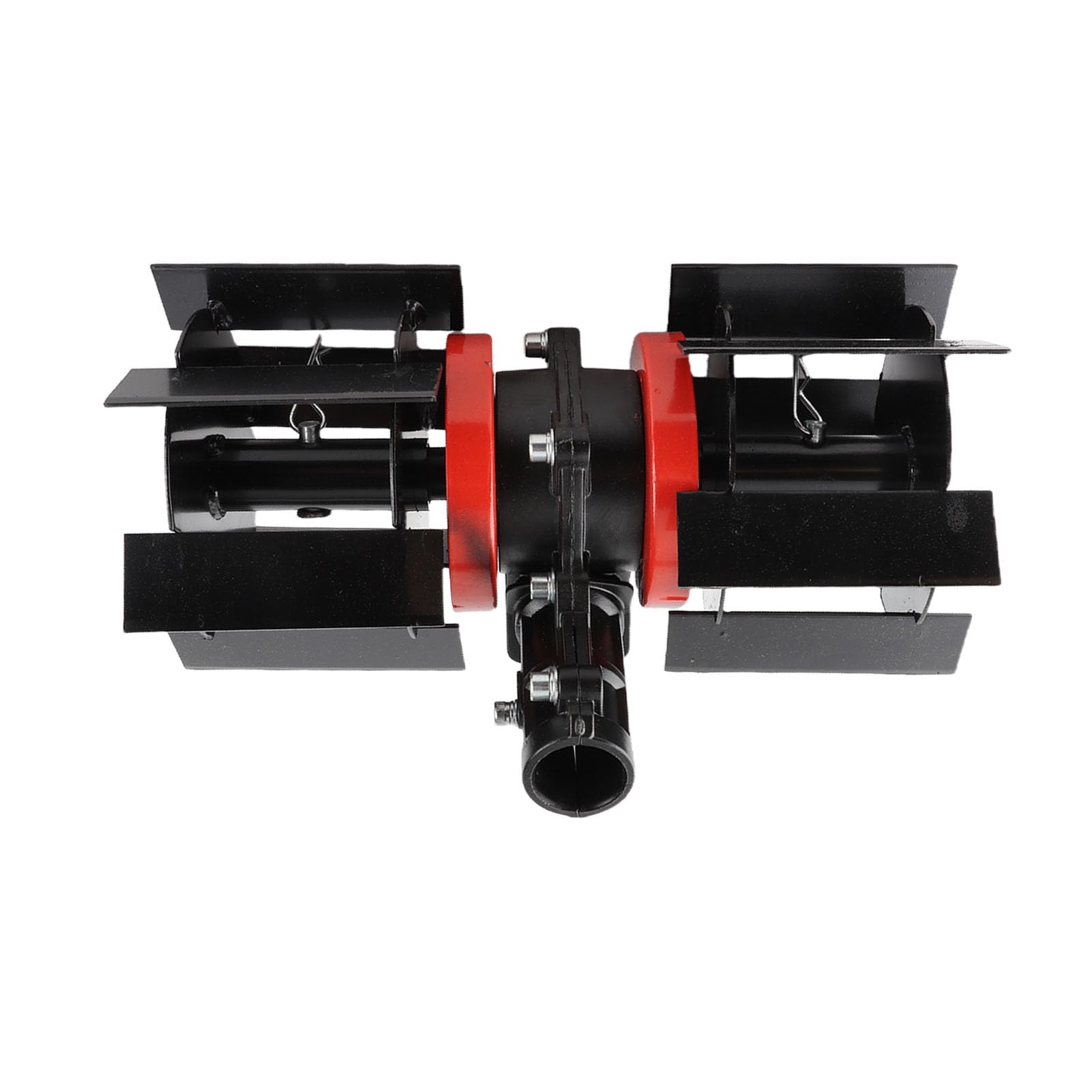 Bewinner Roue de Désherbage Universelle de 10 Cm, Roue de Labour Profonde Multifonctionnelle à 9 Dents, Roue de Fraisage d'herbe en Fer en Aluminium pour Scarificateur de Tondeuse à Gazon