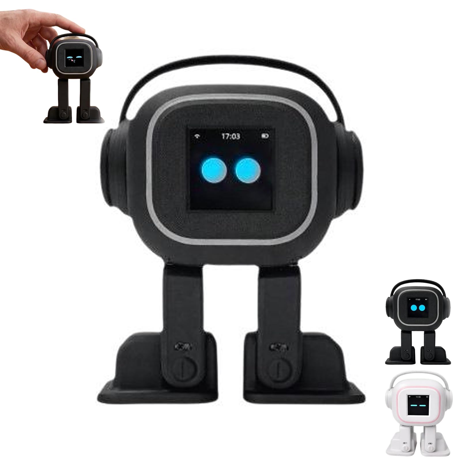 AI Robot Companion, Emotional Interactive Smart Chatbot (Black)