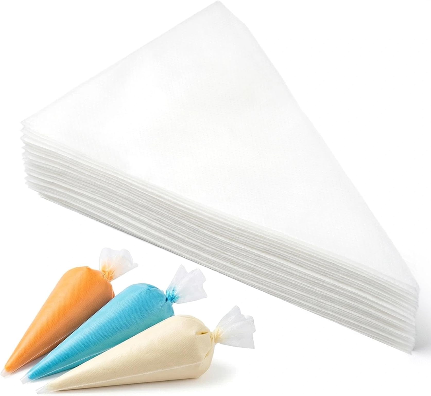 Piping Bags,ilauke 200 Pcs Pastry Bags 13inch Anti Burst Disposable Cake Decorating Bags,Durable Non-Slip Icing Piping Bag for Cupcake Cake Cream Frosting Cookie and Dessert Decorating Supplies