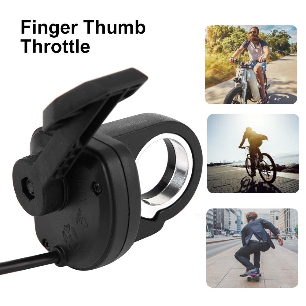 Acceleratore Pollice Per Bici Elettriche - Diametro 20-22mm, Destro, In ABS, Impermeabile IPX5 - Foto 12
