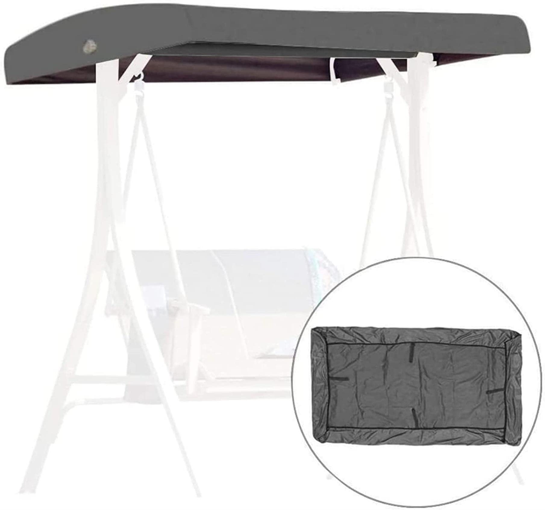 Toile de rechange pour balancelle CNPRAZ bâche de toit pour rénover votre extérieur