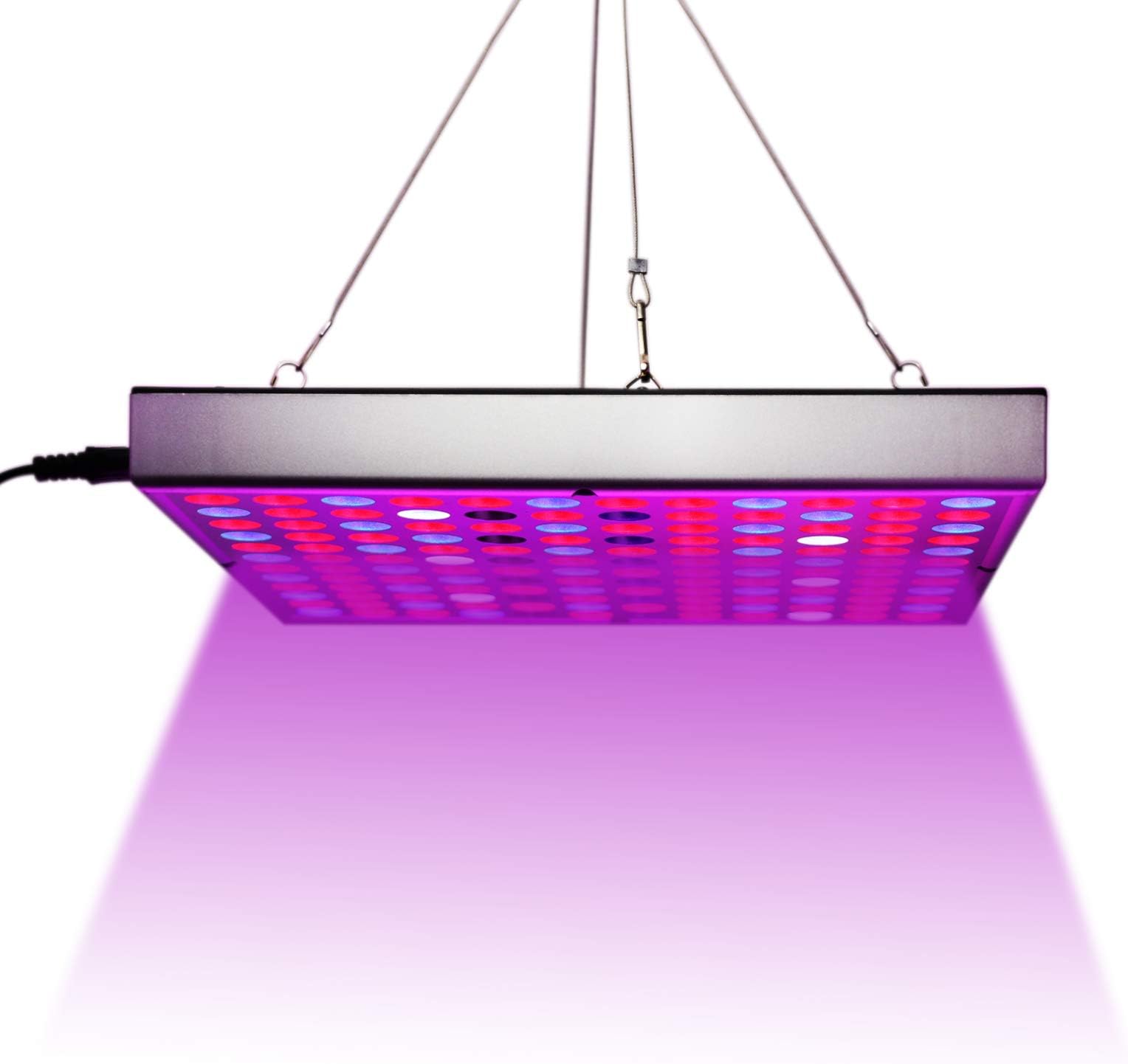 YMTC Grow Lights for Indoor Plants, 45W LED Full Spectrum Grow Plant Light Panel with IR & UV Light Bulb for Succulents Seedlings Flowers Clones Small Plants