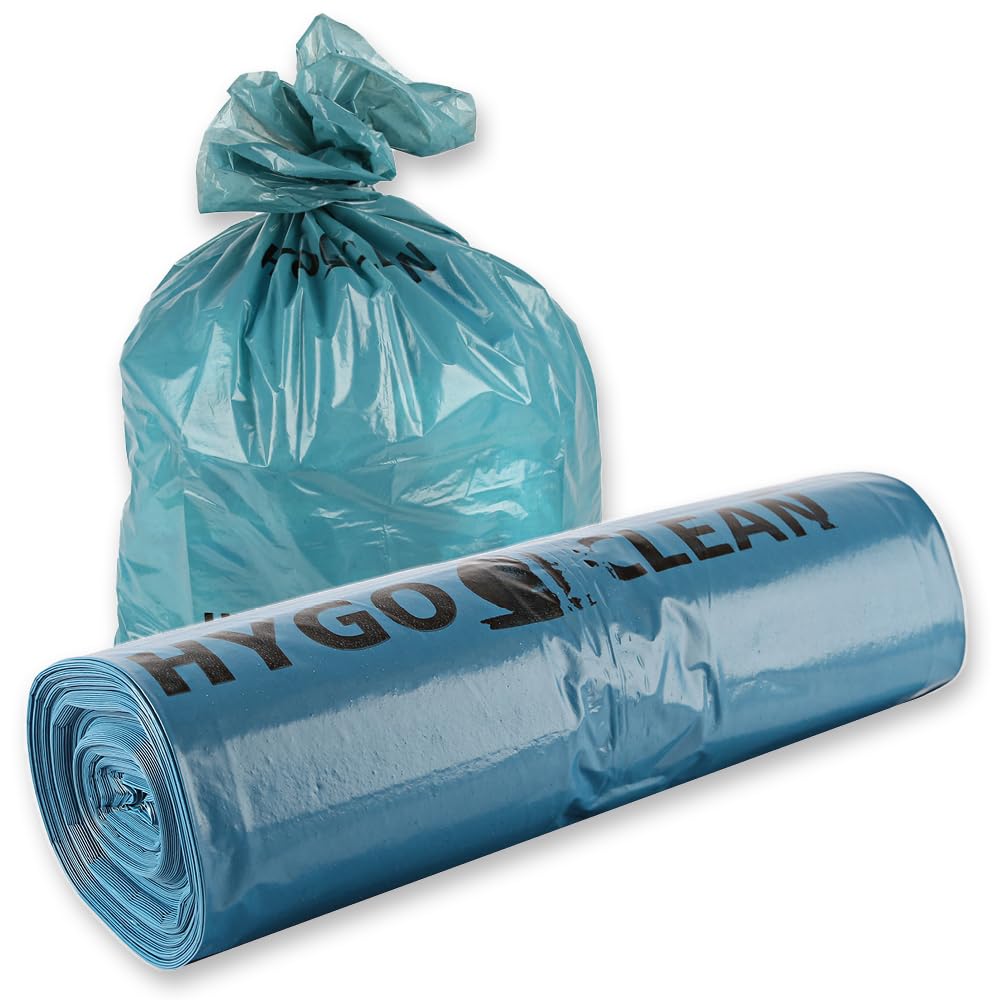 250 Stück Müllsäcke, FRANZ MENSCH, 160l, blau, LDPE, 60my, reißfest | Abfallsack, Müllbeutel, Mülltüten, auf Rolle, 110x65cm, für Gewerbe, Entsorgung, Lager, Haushalt, Hygienebereich