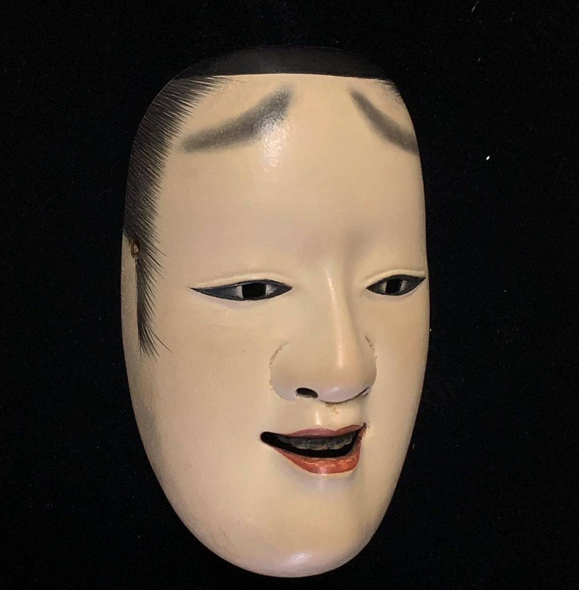 Amazon.co.jp: 能面十六狂言面神楽面伝統工芸骨董古美術 303