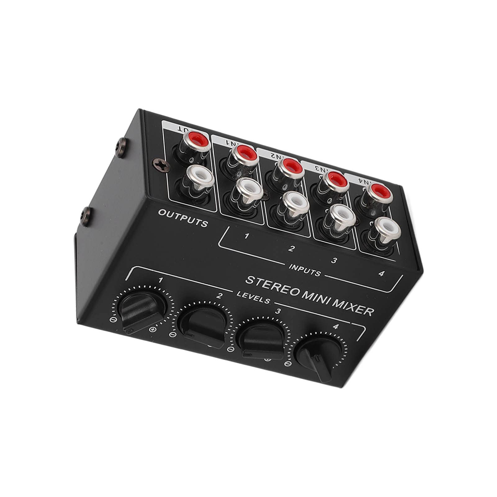 Mikser stereo pasywna 4-kanałowa linia audio mini przenośny do komputera telefonu tabletu