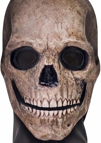 Skeletor Mask With Realistic Skull Shape Halloween Masks