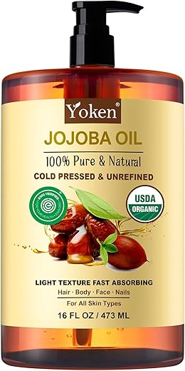 Organic USDA Certified Pure Jojoba Oil